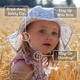 thumbnail image 3 of JAN & JUL Cotton Foldable Baby Newborn Sun-Hat for Girl with Strap (S: 0-6 Months, Strawberry), 3 of 3