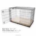thumbnail image 4 of Cama para Perro Brindle Caqui de Memory Foam Ortopédica tamaño Grande, 4 of 6