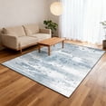 thumbnail image 4 of Modern Abstract 5x7 Area Rug, Washable Non Slip Soft Low Profile Indoor Rug, Textured Neutral Floor Rug for Living Room, Bedroom, Dining Room & Office, 4 of 13