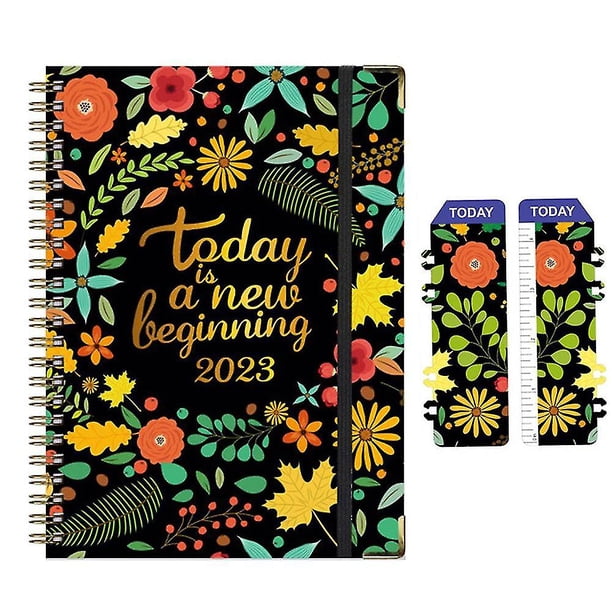 A5 Agenda Planificador Cuaderno Espiral Horario Diario Papelería Blocs de notas Accesorios Escolares Presupuesto Di