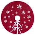 thumbnail image 1 of Falda de árbol de Navidad N&T NIETING roja 76 cm, 1 of 7