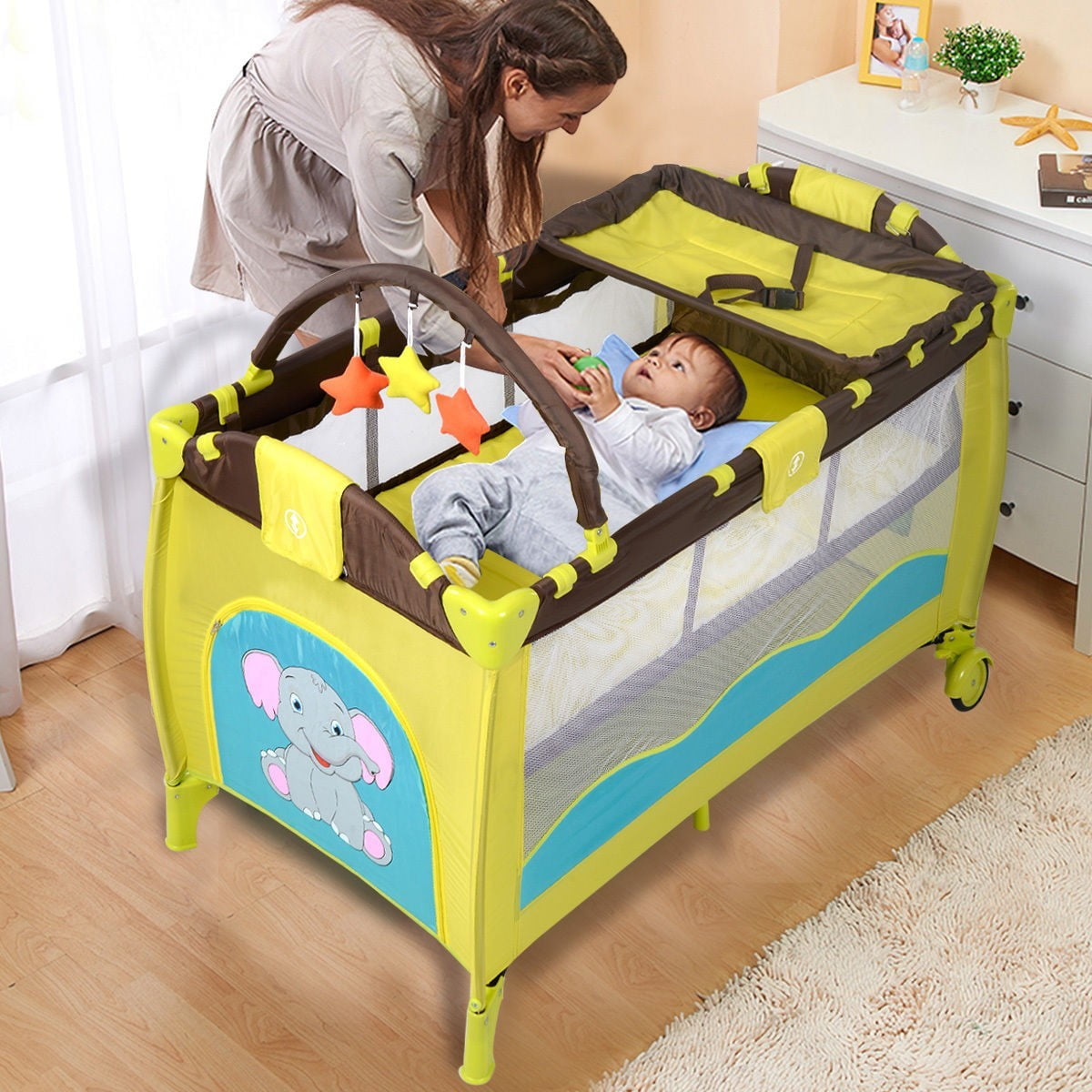 travel baby crib walmart