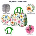 thumbnail image 4 of Womens Pioneer Flower Floral Print Pattern Lunch Box for Work,Insulated Lunch Bag for Women,Loncheras Para Mujer,Leakproof Adult Lunch Bag for Work,Beach,Travel,Picnic,Camping, 4 of 7