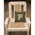 thumbnail image 6 of Monogram Letter Chevron Fabric Decorative Pillow, 6 of 8