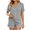 New-Gray, variant on yillto Pajamas Set for Women Short Sleeve Sleepwear Button down Pjs Soft 2 Piece Shorts Lounge Sets