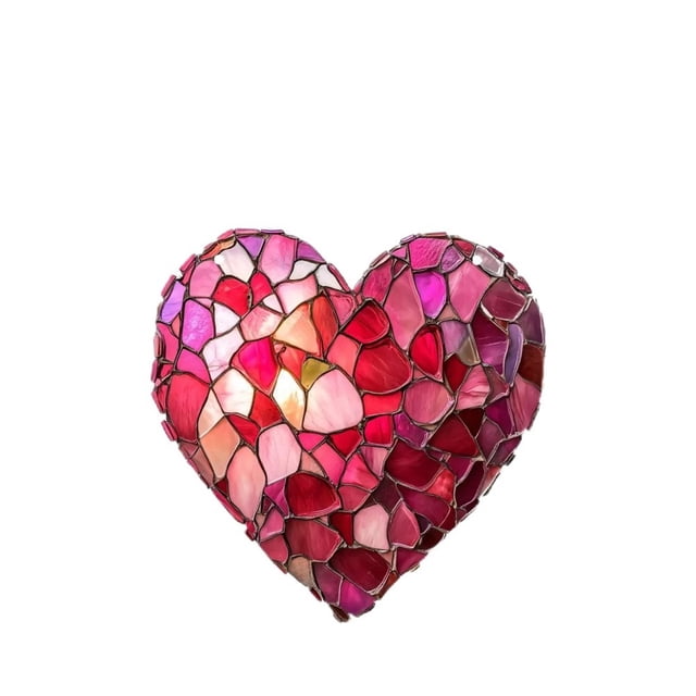 Decoraciones de Jardín Al Aire Libre,Colgante de Acrílico Plano de Amor Colorido 2D Del Día de San Valentín,Decoración Colgante en Forma de Corazón para Fiestas Y Celebraciones de Jardín,Decoraciones