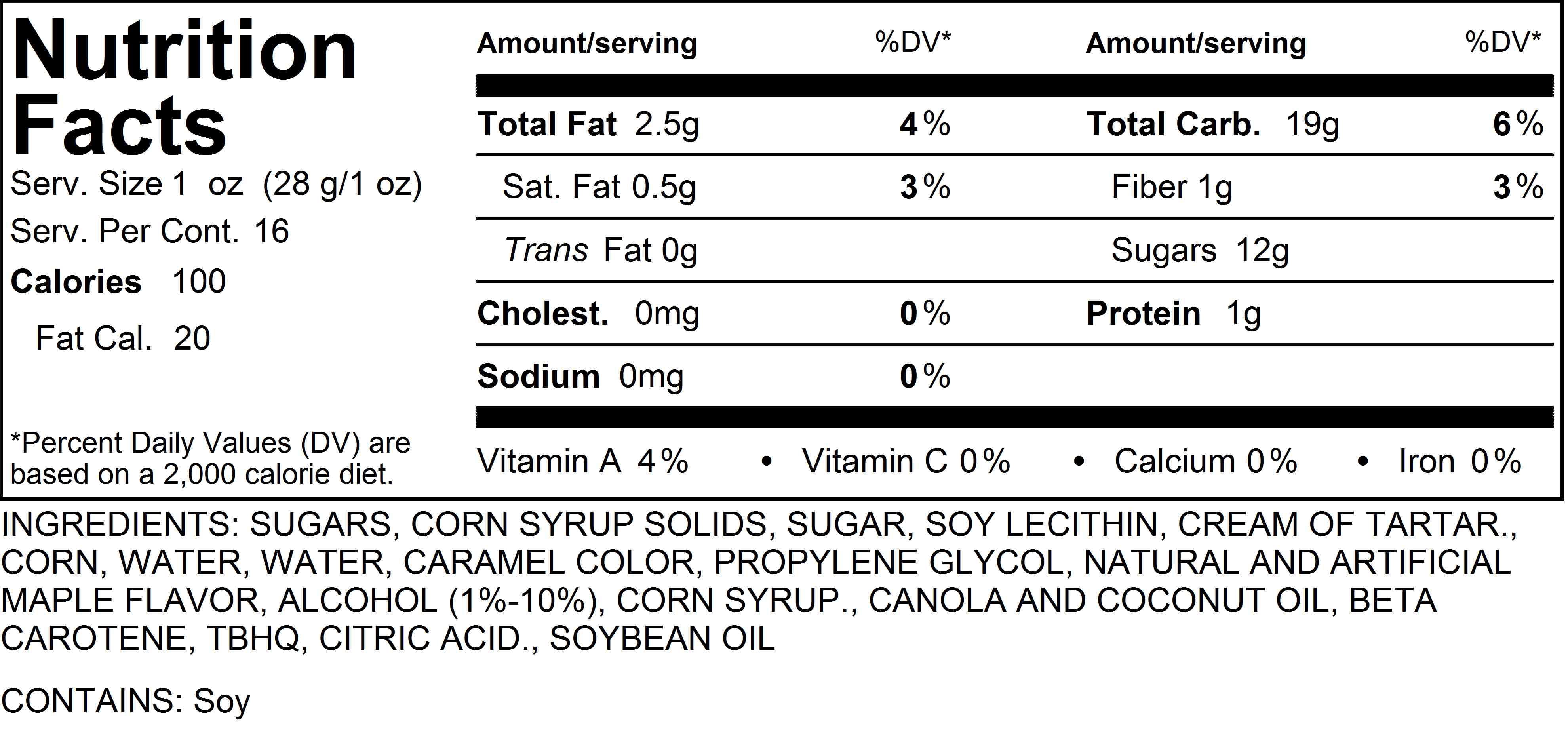 Poppington's Gourmet Popcorn Classic Caramel with Free Scoop