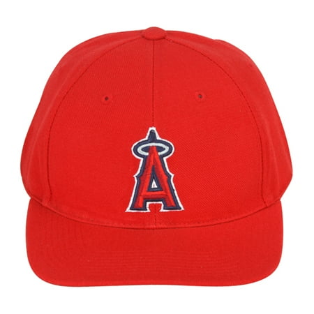 Anaheim Angels Cap - Vintage Anaheim Angels Adjustable Snapback Hat Cap - Red