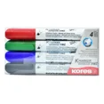 thumbnail image 1 of Marcador Para Pizarrón Blanco Kores Colores Básicos 4 Piezas, 1 of 6