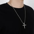 thumbnail image 5 of Nail Cross Necklace, Vintage Cross Pendant, Christian Jewelry, Gift for Men, 5 of 6