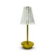 thumbnail image 2 of Lámpara de mesa hexagonal de metal retro simple con USB para dormitorio, mesita de noche, restaurante, exterior, LED recargable, 2 of 3