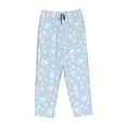 thumbnail image 4 of Naloa Cute Bunny Print Women’s Ultra-Soft Comfy Pajama Lounge Pants with Pockets & Drawstring, 4 of 8