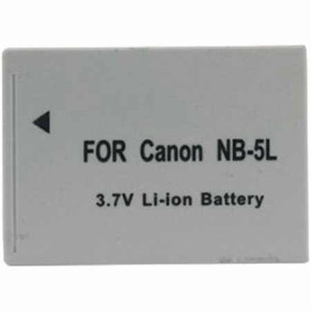 Vidpro Premium Tech PT-NB5l 1200mah Battery Pack F/ Powershot SD850 SD900 (NB-5L)