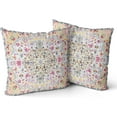 thumbnail image 1 of sasyxdc Boho Carpet Tribal Pattern Throw Pillow Cover Boho Ethnic Geometric Chaotic Short Plush Pillow Case 18x18 Inch Decorative Men Women Boy Girl Room Cushion Cover for Home iuy, 1 of 6