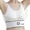 White, variant on Womens Light Support Seamless Sports Bra Wireless Yoga Bra Top Womens Bandeau Bra Leotard Sheer Cut Out Adult Womens Tube Tops Pouch Strapless Bra Teenager Shiny Top Women Bandeau And Skirt Women's