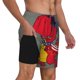 thumbnail image 2 of Balery Dinosaur Super Hero Cartoon Bañador para hombre, shorts de playa de secado rápido con entrepierna y forro de compresión-X-Large, 2 of 6