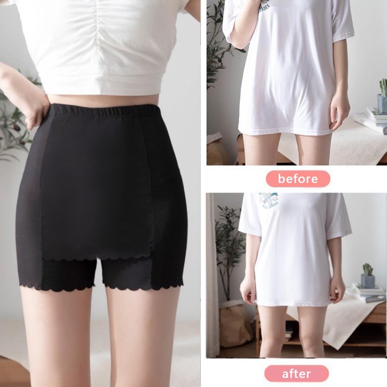 black spandex shorts for under dresses Danshz Black Spandex Shorts-Final Sale - Size: S