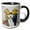 Black/White, variant on 3drose, Cute Funny Yello Lab Dogs Bride and Groom Wedding Abstract Pets, 15oz Mug