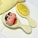 thumbnail image 3 of Cepillo de pelo de paleta, cepillo de pelo de paleta ovalado de dibujos animados, cepillo de masaje para desenredar, durabilidad extendida, 3 of 11