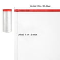 thumbnail image 2 of Pre-Taped Masking Film, 3.6ft x 66ft High-Tack Painters Tape Plastic Drop Cloth with High-Tack Painters Tape for Painting Protection Red 4Pcs, 2 of 6