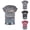 Light Gray, variant on Choose Happy Letter Graphic Tees for Women 2026 Summer Casual Short Sleeve Crewneck T Shirts Mental Health Shirt