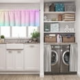 thumbnail image 5 of LALILO Kitchen Curtains and Valances Set of 3 36" Colorful Window Treatment Tiers for Window Decor, 5 of 5