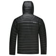 thumbnail image 3 of Mens Down Jacket Packable Water Resistant 5 Pockets Hooded Puffer Jacket Lightweight, 3 of 5