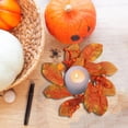 thumbnail image 3 of Candle Garland, Artificial Maple Leaf Candle Rings, for Cafe Bar Farmhouse Party, 3 of 9