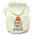 thumbnail image 6 of Pet Dog and Cat Hoodie Screen Printed, "Family, Food,  Football", 6 of 10