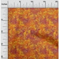 thumbnail image 1 of oneOone Cotton Jersey Orange Fabric Batik Quilting Supplies Print Sewing Fabric By The Yard 58 Inch Wide, 1 of 4