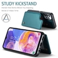 thumbnail image 6 of for Samsung Galaxy A23 Case with Card Holder, Wallet Case for Women Men with RFID Blocking, Durable Leather Kickstand Magnetic Clasp Shockproof Phone Case for Samsung Galaxy A23, 6 of 11