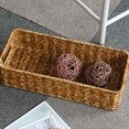 thumbnail image 6 of Woven Storage Basket Organizer Bathroom Baskets Bin Bins Food Tray Rack Wicker Imitation Rattan Pp, 6 of 6