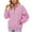 Hot Pink, variant on SGMVNU Womens Half Zip Oversized Sweatshirts Hoodies 2025 Fashion Long Sleeve Pullover Tops Streetwear Fall Outfits with Pocket(Black, XL)