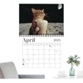 thumbnail image 1 of Calendario de pared 2025 Gatos | Calendario de pared mensual con temática felina | Diario, semanal, 1 of 5
