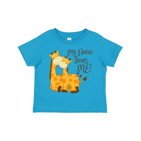 

Inktastic My Nana Loves Me! Gift Toddler Boy or Toddler Girl T-Shirt