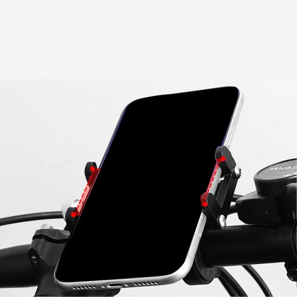 Rearview Mirror Phone Stand 360 Degree Rotating Height Adjustable Interior Rear View Cell Phone Holder Cradle Mount