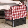 thumbnail image 7 of Daiia Red Plaid Daisy Pattern 2 slice Toaster Cover, Toaster Appliance Dust-proof Cover For Kitchen Small Appliance Dust Cover and Fingerprint Protection, 7 of 7