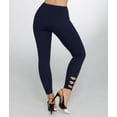 thumbnail image 3 of Lysse Twist Medium Control Ponte Knit Leggings, 3 of 4
