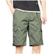 thumbnail image 2 of pstuiky Pantalones cortos de gimnasio para hombre, Pantalones cortos deportivos para hombre, con cinturón, múltiples bolsillos, botones y cremallera, para exteriores, de trabajo, hasta la rodilla., 2 of 8
