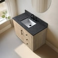 thumbnail image 6 of Vanity Art 48" Single Bathroom Vanity with Sink, Freestanding Bath Storage Cabinet with Black Limestone Top, 6 of 6