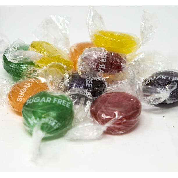 Sugar Free Assorted Fruit Hard Candy 1 pound sugar free candy 80 pieces of candy