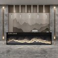 thumbnail image 3 of Counter Conference Reception Desks White Bar Podium Front Lectern Information Reception Desks Luxury Mostrador Cajero Furniture My Lux Decor Round, 3 of 6