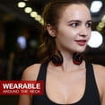 thumbnail image 6 of YUNOVA Small Bluetooth Headphones Wrap Around Head - Sports Wireless Headset with Built in Microphone and Crystal-Clear Sound, Foldable and Carried in The Purse, and 12-Hour Battery Life, 6 of 6