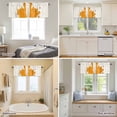 thumbnail image 5 of Japanese Lovely Cats Valances for Windows,Kitchen Valance Rod Pocket Short Curtain, Orange And Winds Kitty Valance Curtain Window Valances for Bedroom Bathroom Living Room 42x18in, 5 of 9