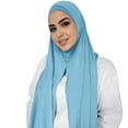 thumbnail image 2 of Lroveb Scarf for Women Muslim Head Scarf Solid Color Long Wrap Scarves Cotton Fashion Scarves, 2 of 4