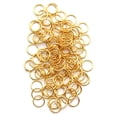 thumbnail image 2 of EeaseCA 180 Pcs Anneau Rond en Métal Multi-Usage pour Sacs Accessoires DIY - 14MM (Or), 2 of 7