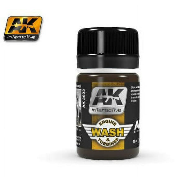 AK Interactive AK2033 Weathering Aircraft Engine Wash Enamel 35ml