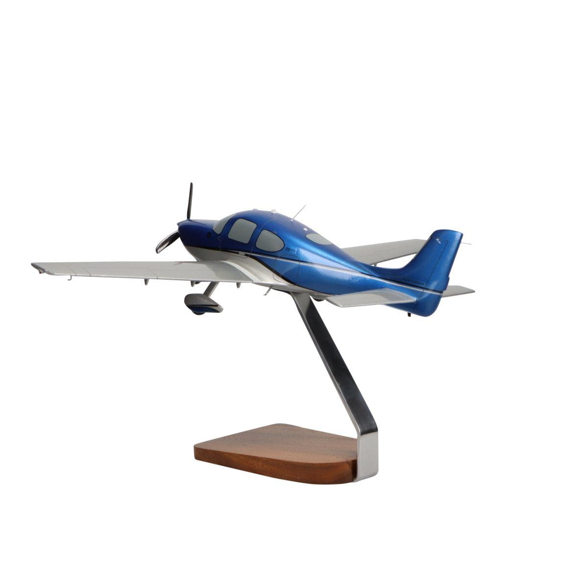 High Flying Models Cirrus SR22 Clear Canopy Limited Edition Large Mahogany Model