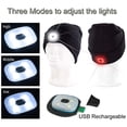 thumbnail image 4 of Unisex Led Beanie Hat Invierno Cálido Sombrero De Punto Usb Recargable Faro Sombrero Para Esquí Al Aire Libre Senderismo Vogacara OD016376-01, 4 of 6