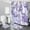 Purple, variant on Marble Bathroom Sets with Shower Curtain and Rugs and Accessories, Abstract Grey Gold White, Modern, Gray Bathroom Decor Set